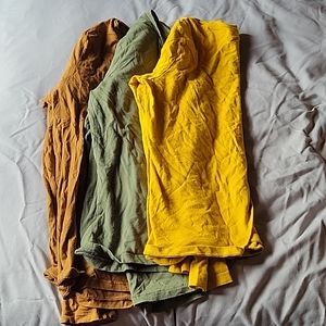 3 long Sleeve Tops